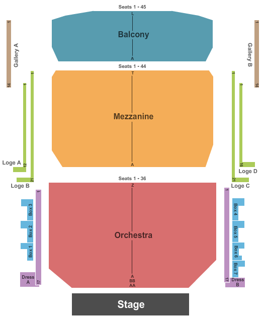 Devos Hall Great Gatsby Seating Chart